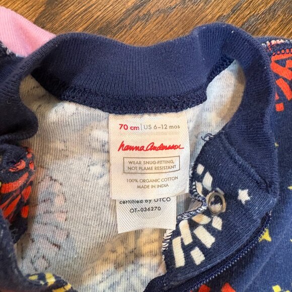 Hannah Anderson Baby 2-Way Zip Shortie Sleeper (set of two) - Picture 2 of 3